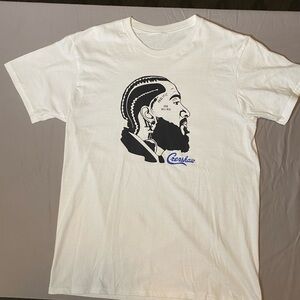 Nipsey Hussle White Graphic T-Shirt